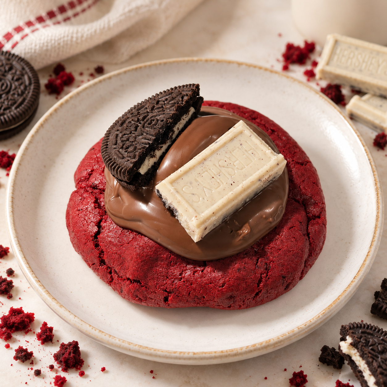 Red Velvet Oreo Cookie